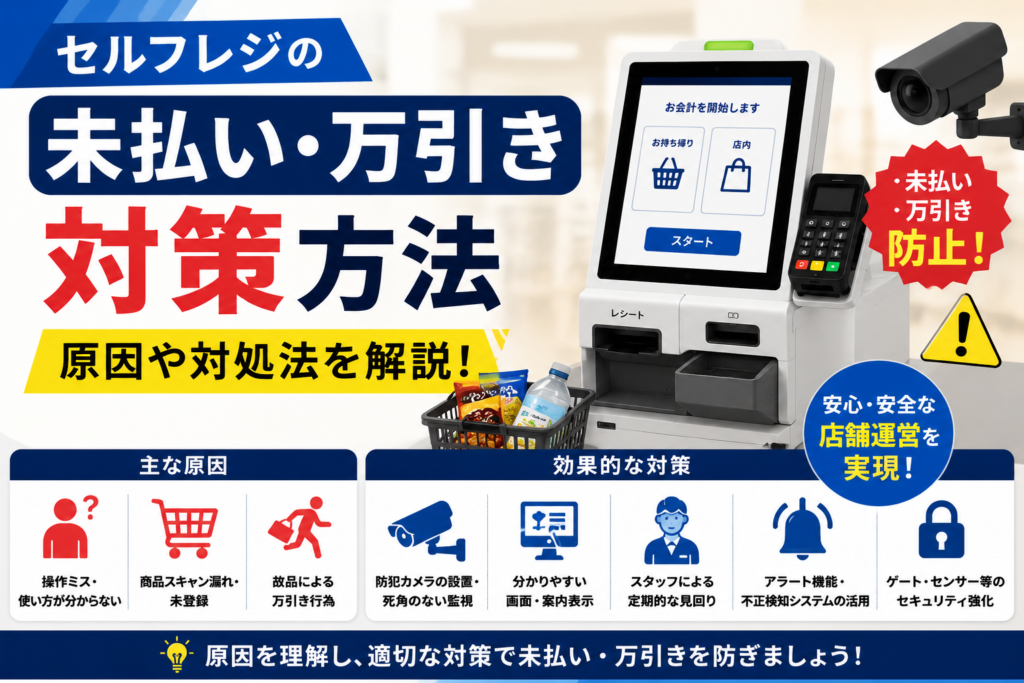 セルフレジの未払い防止策