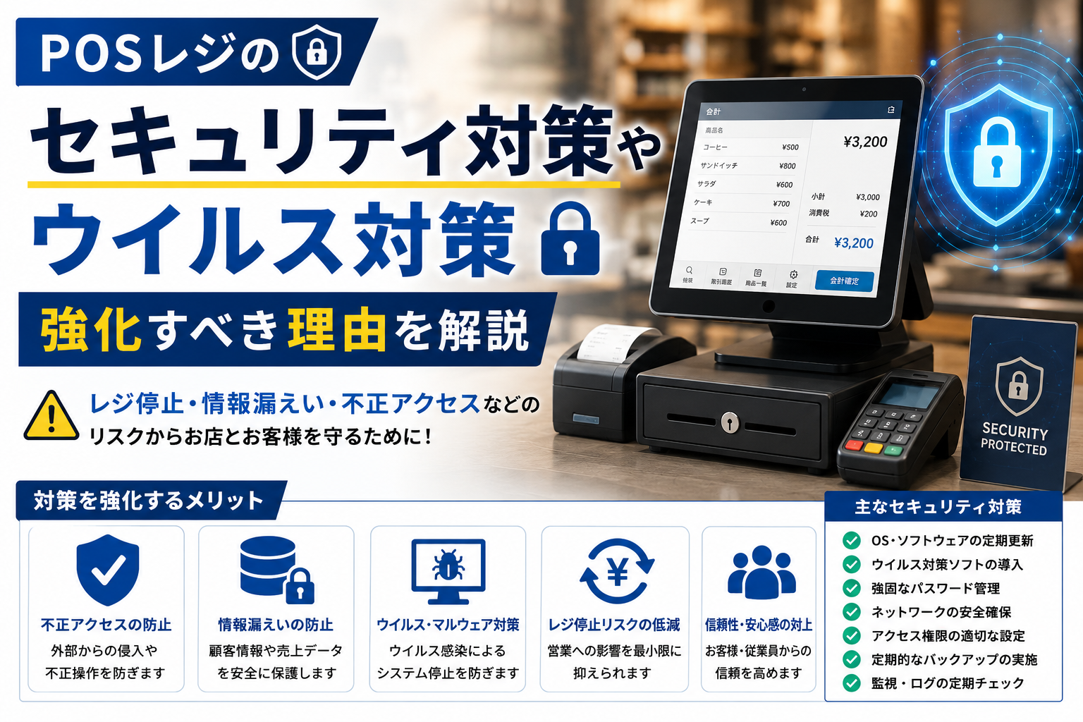 posレジのセキュリティ対策
