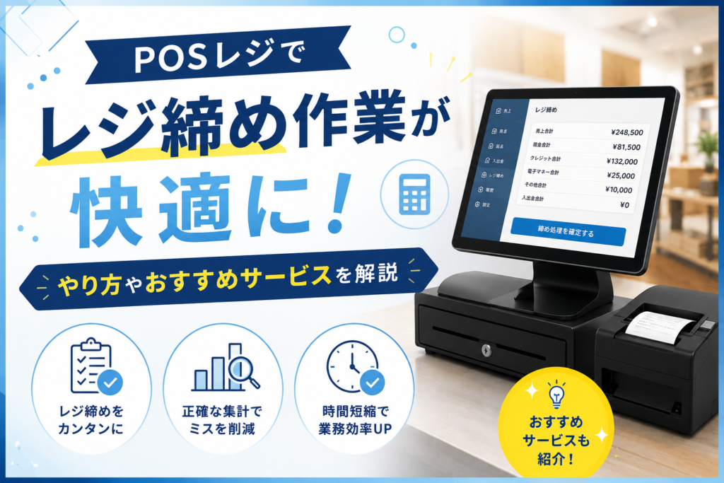 POSレジでレジ締め
