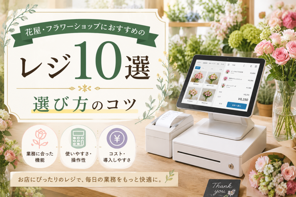 花屋におすすめのPOSレジ