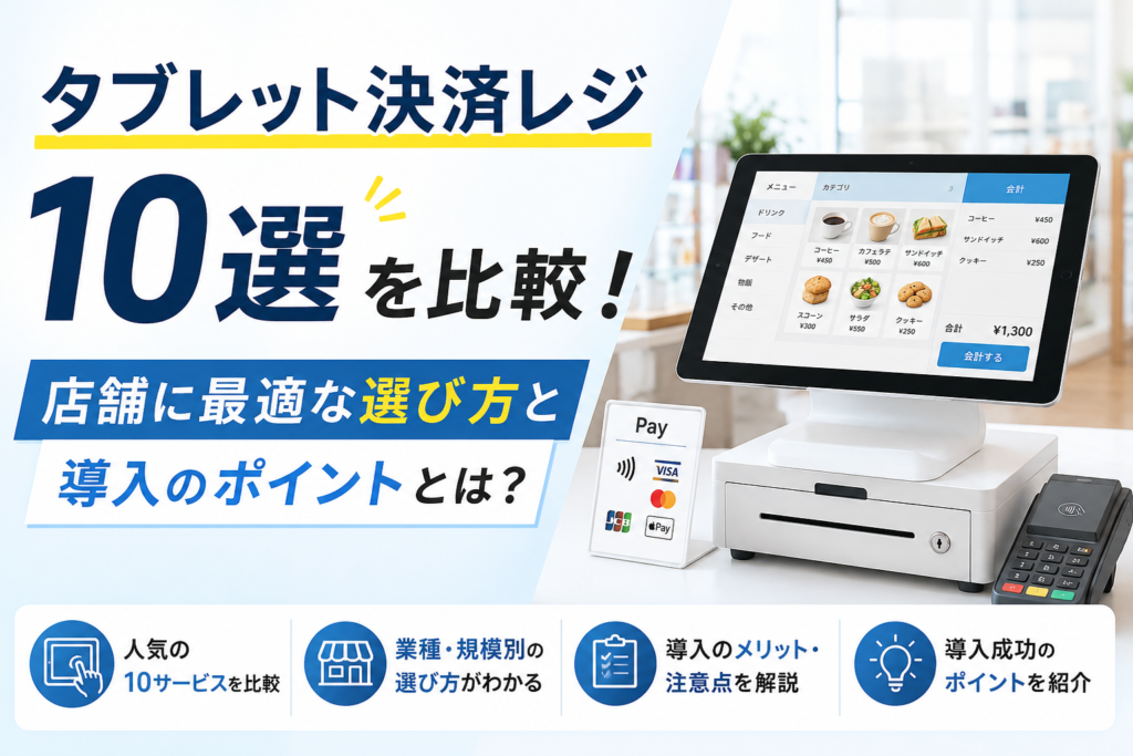 タブレット決済おすすめ