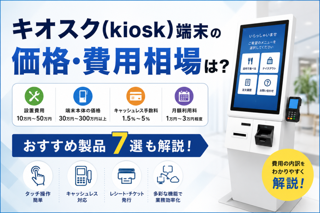 キオスク端末の価格・費用