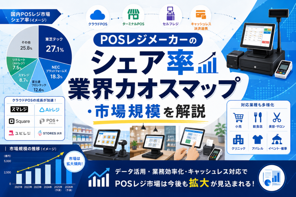 POSレジのシェア・市場規模