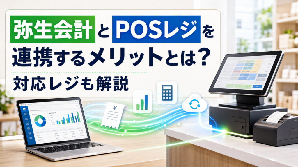 弥生会計連携posレジ