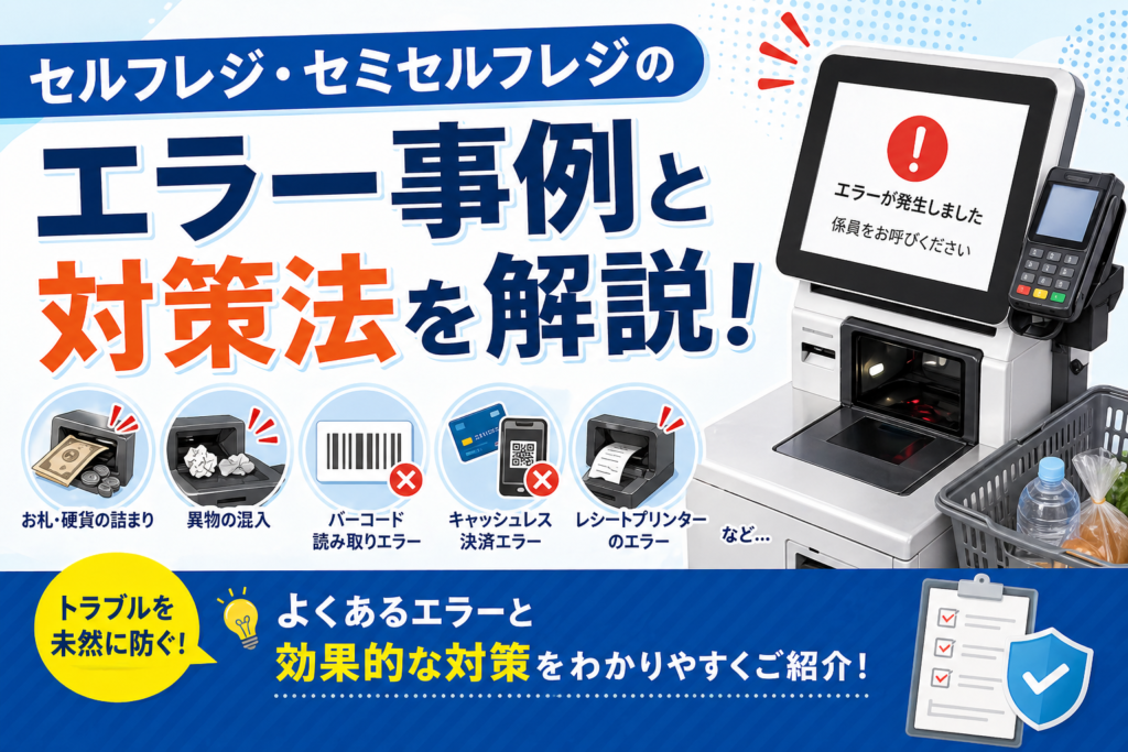 セルフレジのエラー事例と対策