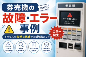 券売機のトラブル・エラー事例と対策