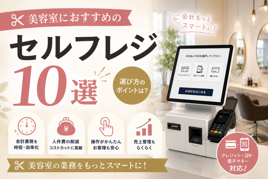 美容室向けセルフレジおすすめ