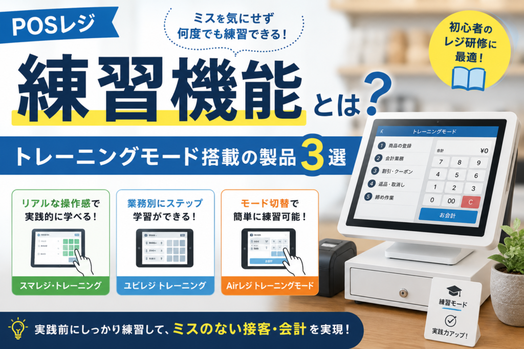 posレジの練習機能