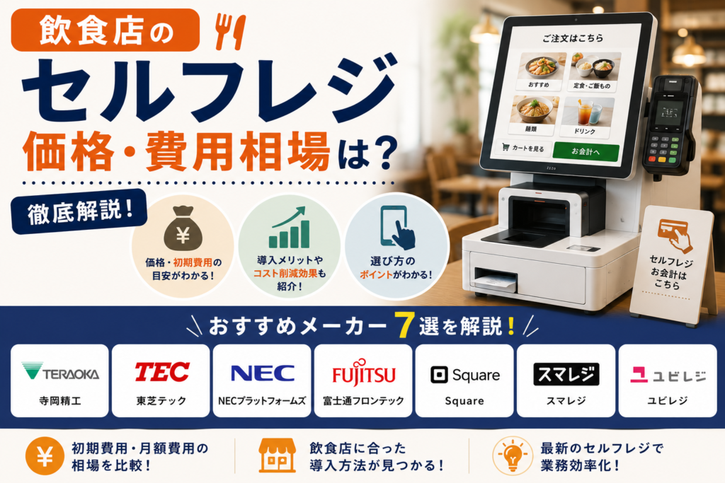 飲食店のセルフレジ価格相場