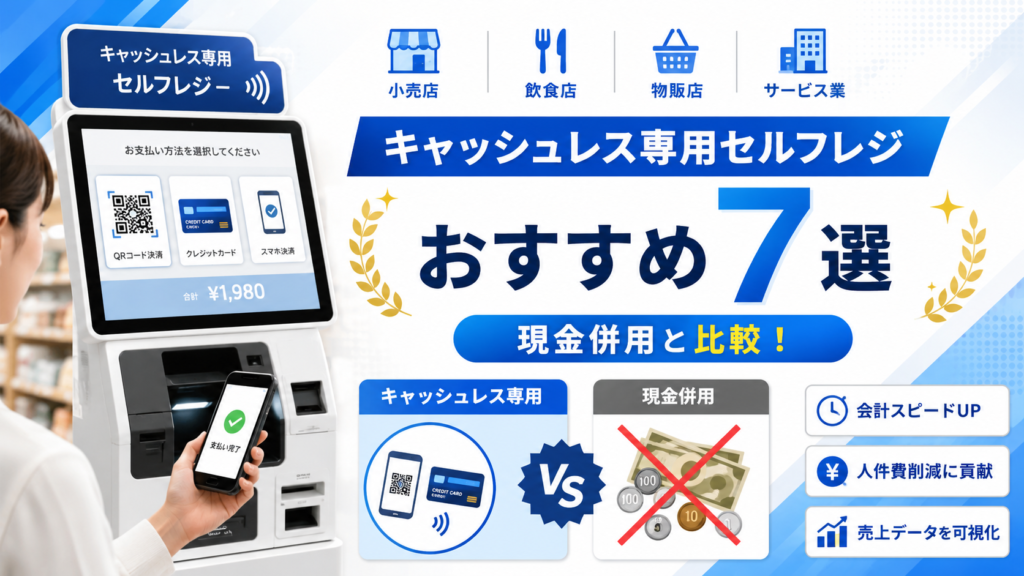 キャッシュレスのみセルフレジ