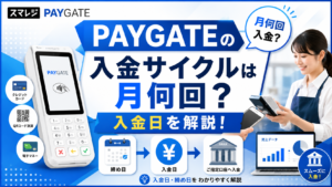PAYGATEの入金サイクル