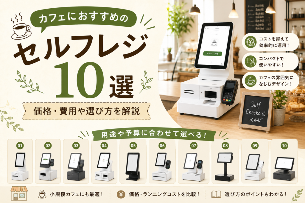 カフェにおすすめのセルフレジ