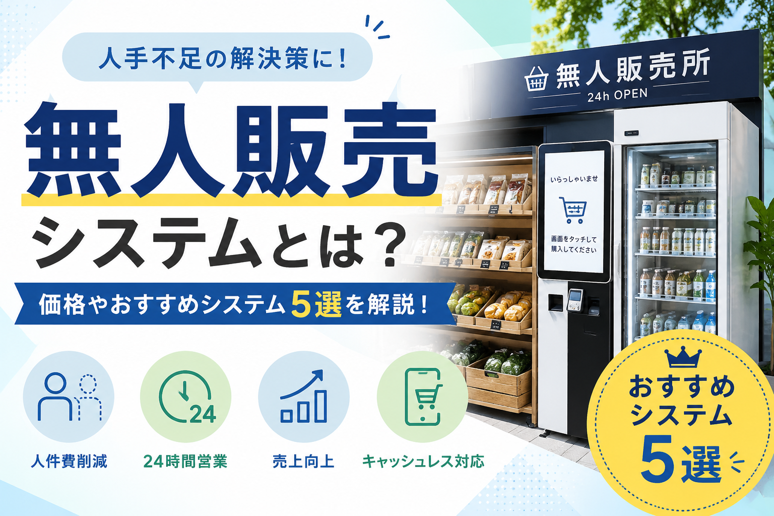 無人販売システムとは