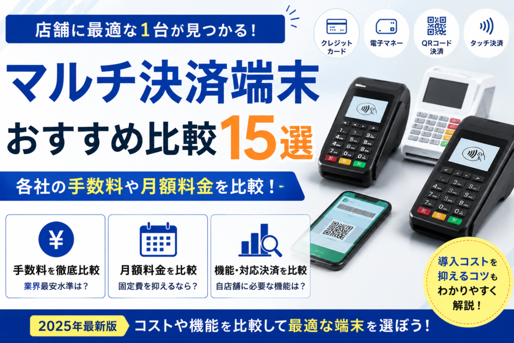 マルチ決済端末おすすめ比較