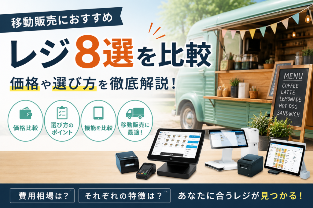 移動販売向けレジ
