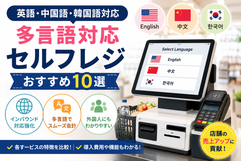 多言語対応でおすすめのセルフレジ