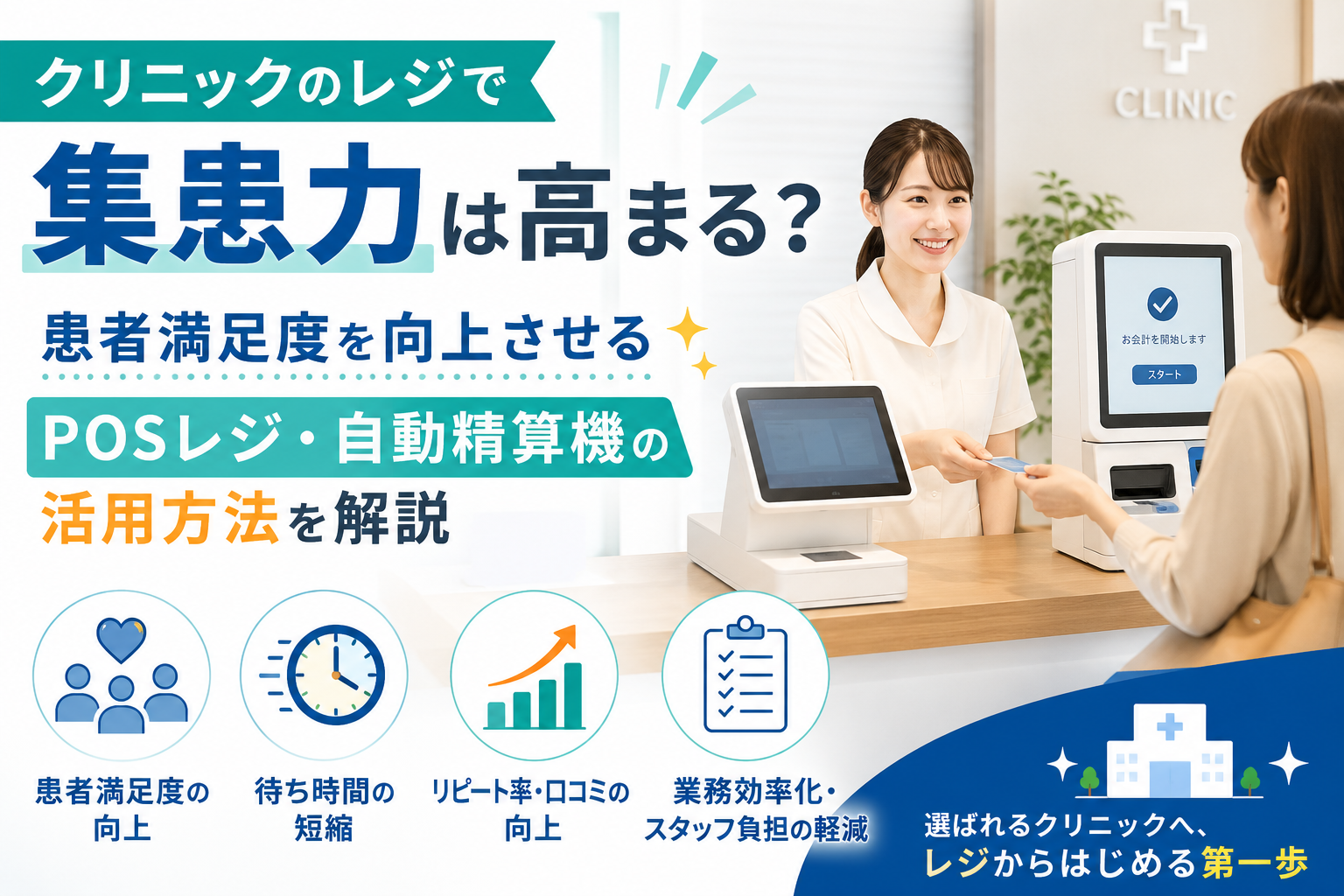 レジのクリニック集患対策