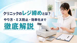クリニックのレジ締め