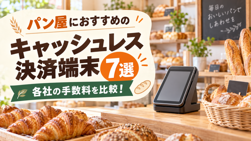 パン屋のキャッシュレス決済端末