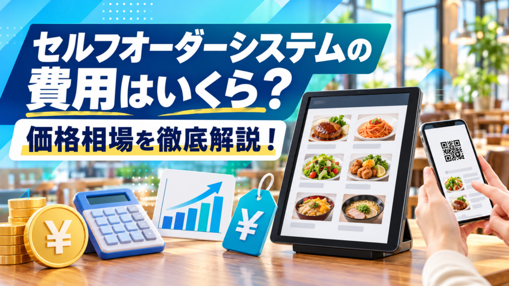 セルフオーダーシステムの価格・費用