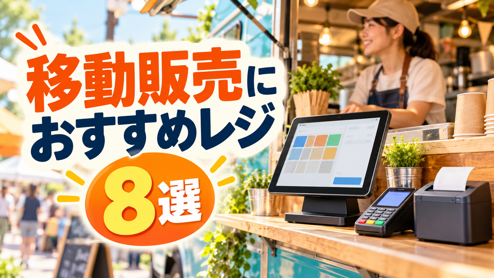 移動販売のレジ